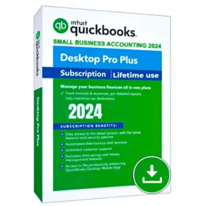 QuickBooks Desktop Pro Plus 2024 – Lifetime License Key – USA Version
