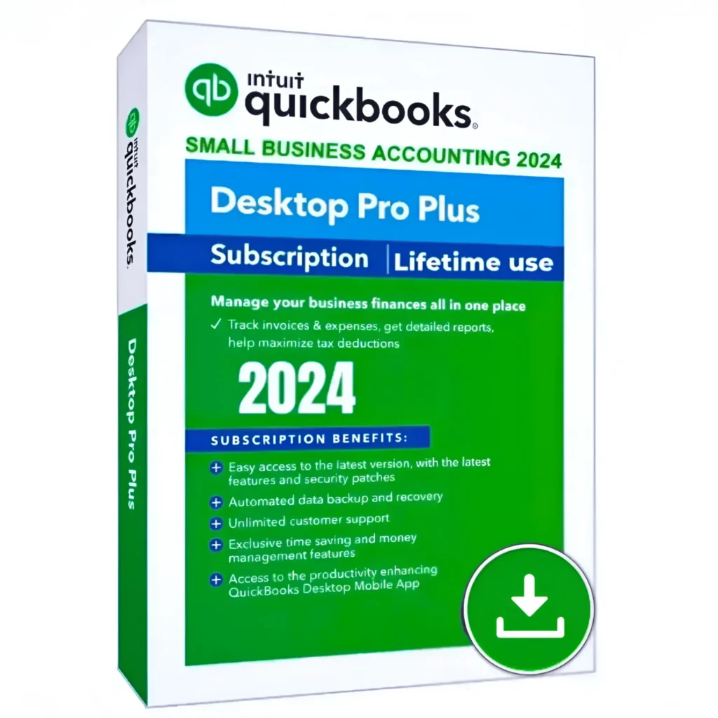 QuickBooks Desktop Pro Plus 2024 – Lifetime License Key – USA Version